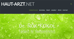 Desktop Screenshot of haut-arzt.net