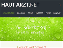Tablet Screenshot of haut-arzt.net